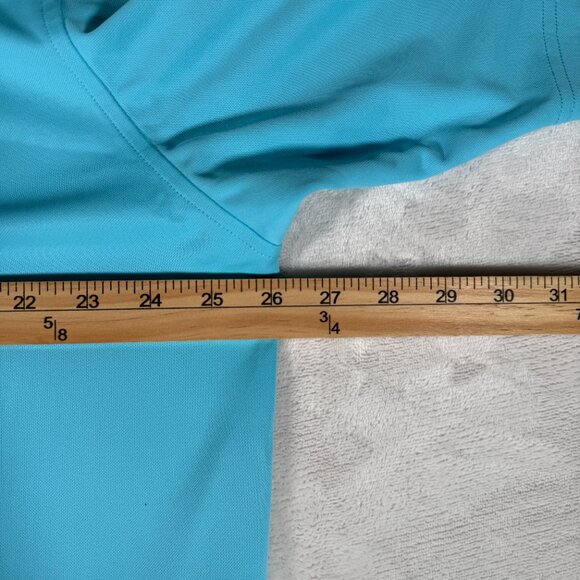 Footjoy Polo Shirt Men Size XXL Blue Short Sleeve Embroidered LACANA Golf FJ GUC - Picture 5 of 13